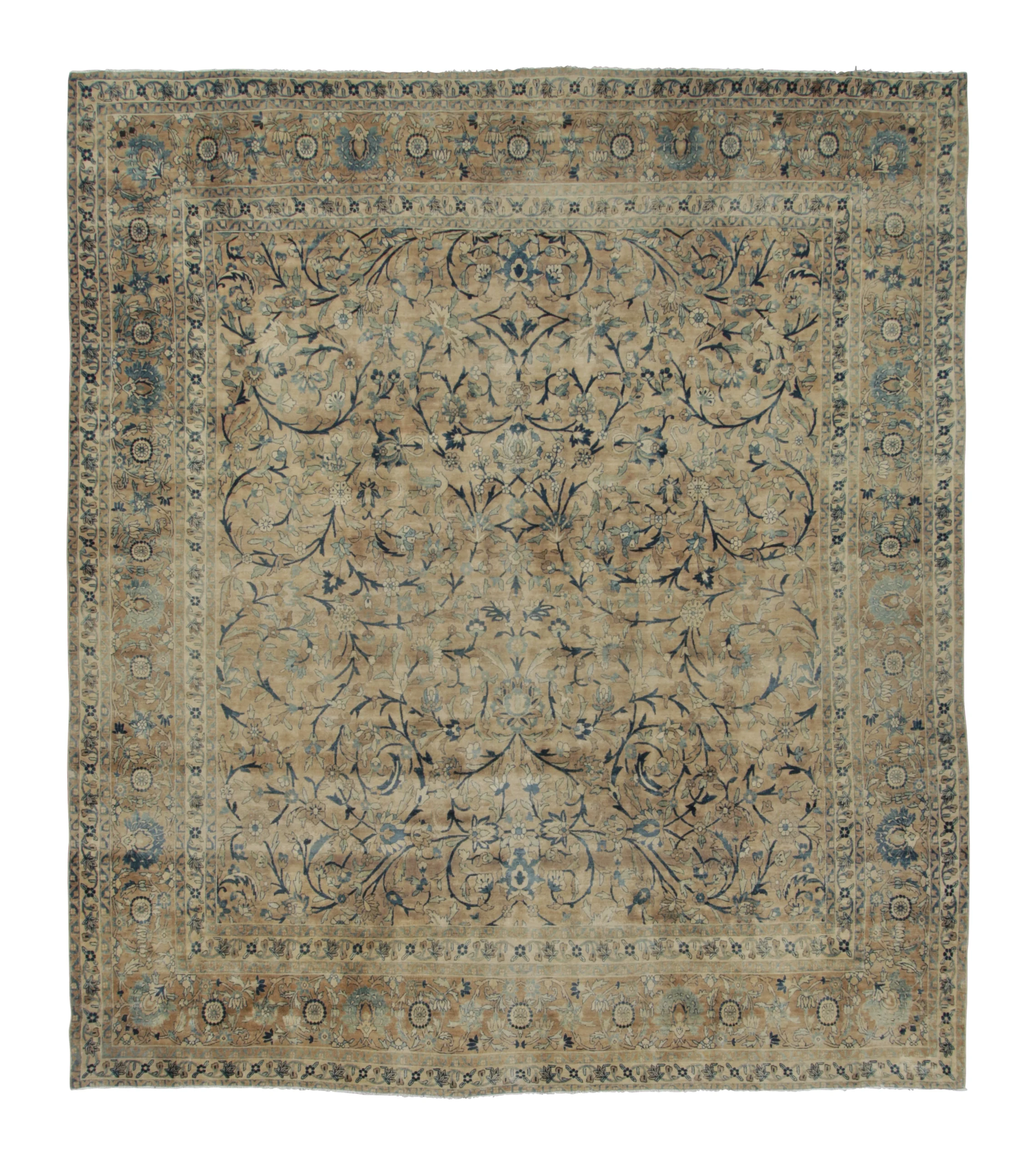 Oversized Antique Persian Kerman Rug
