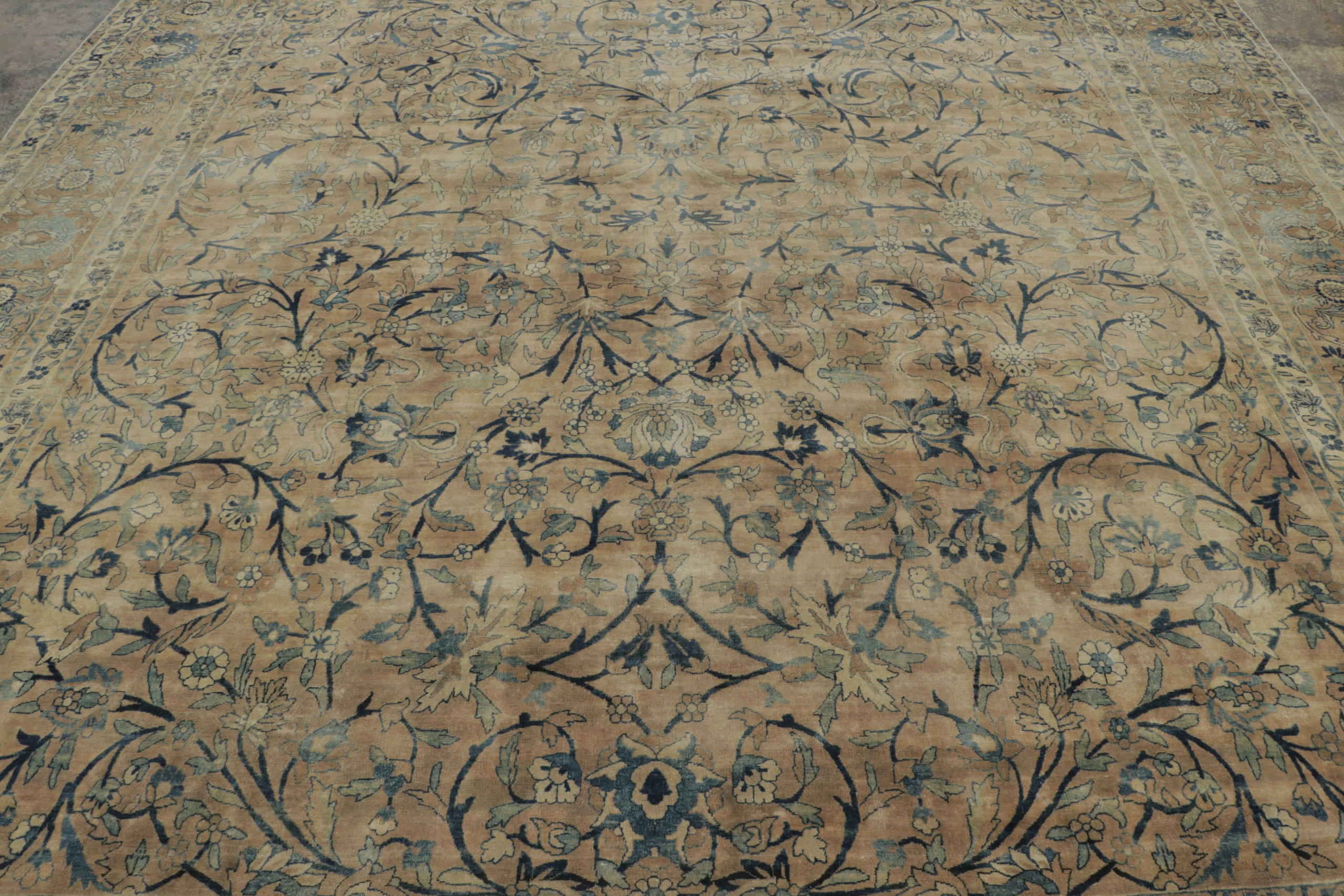 Oversized Antique Persian Kerman Rug