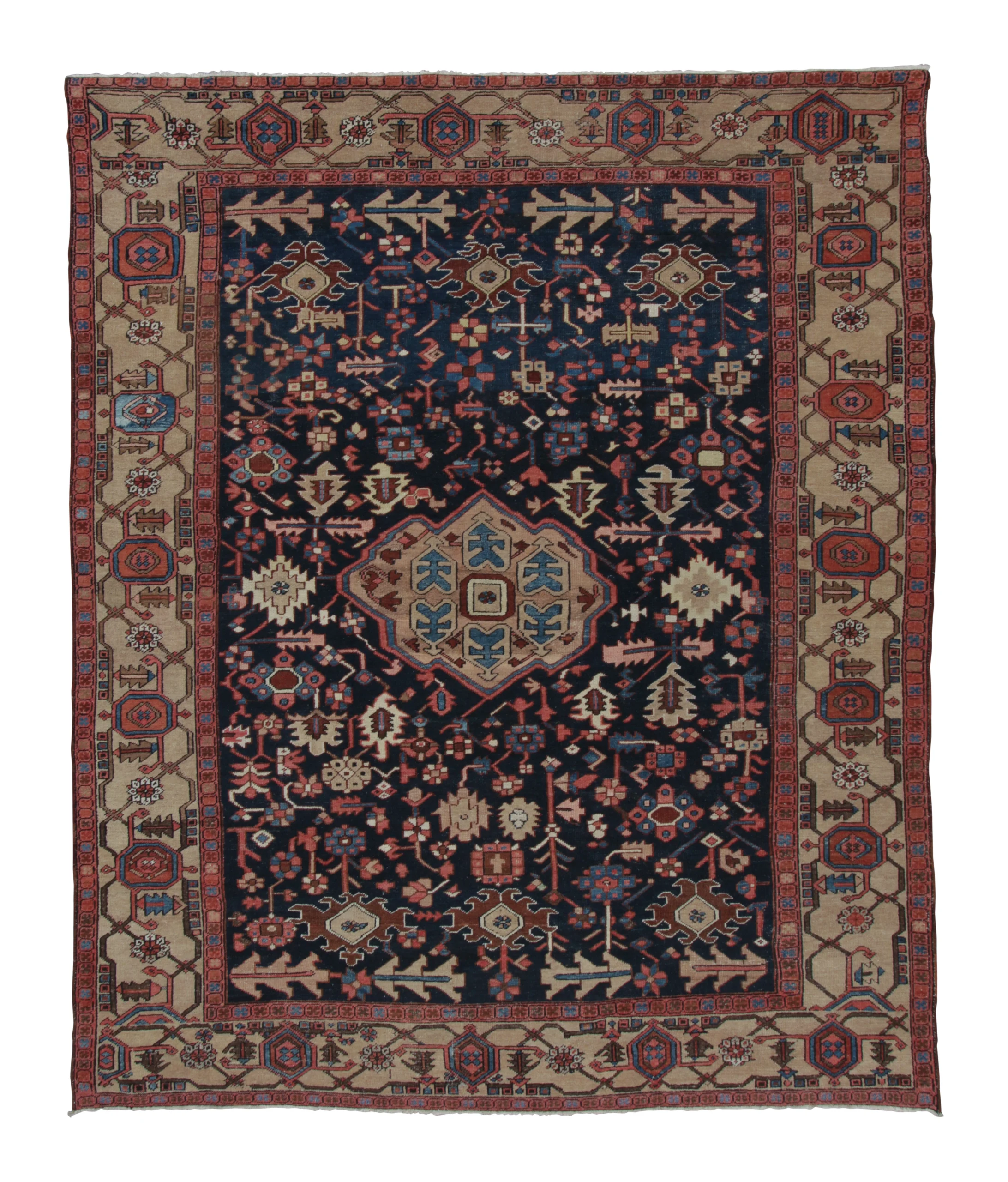 Antique Persian Heriz Rug