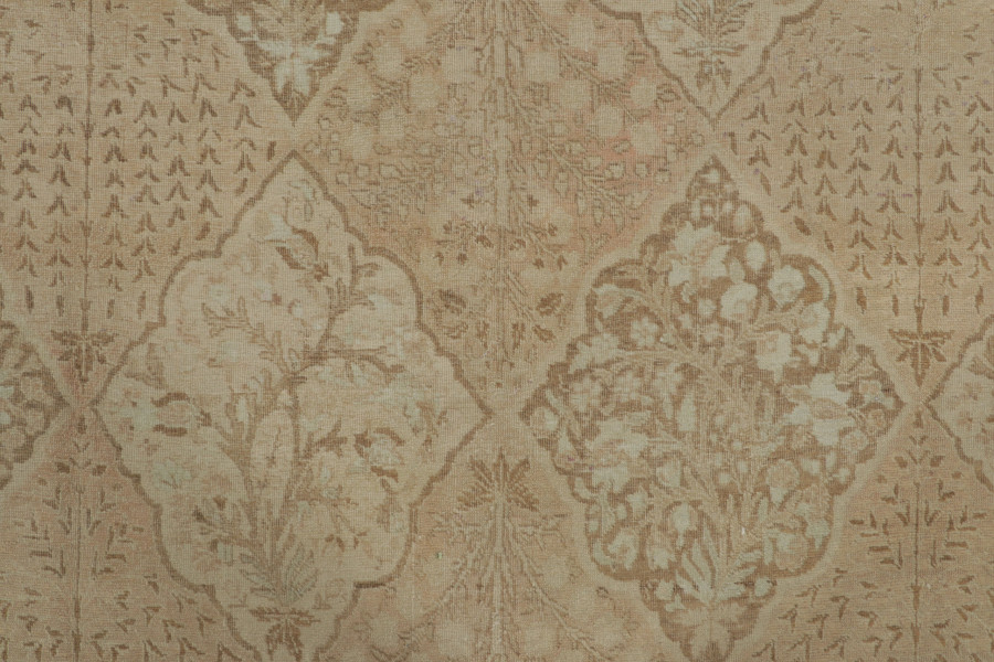 Antique Tabriz Floral Rug