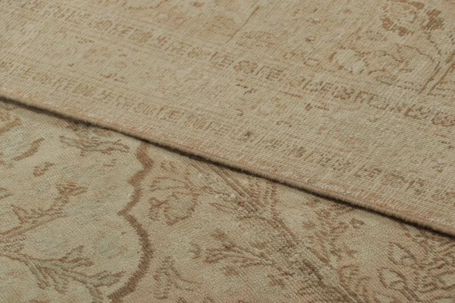 Antique Tabriz Floral Rug