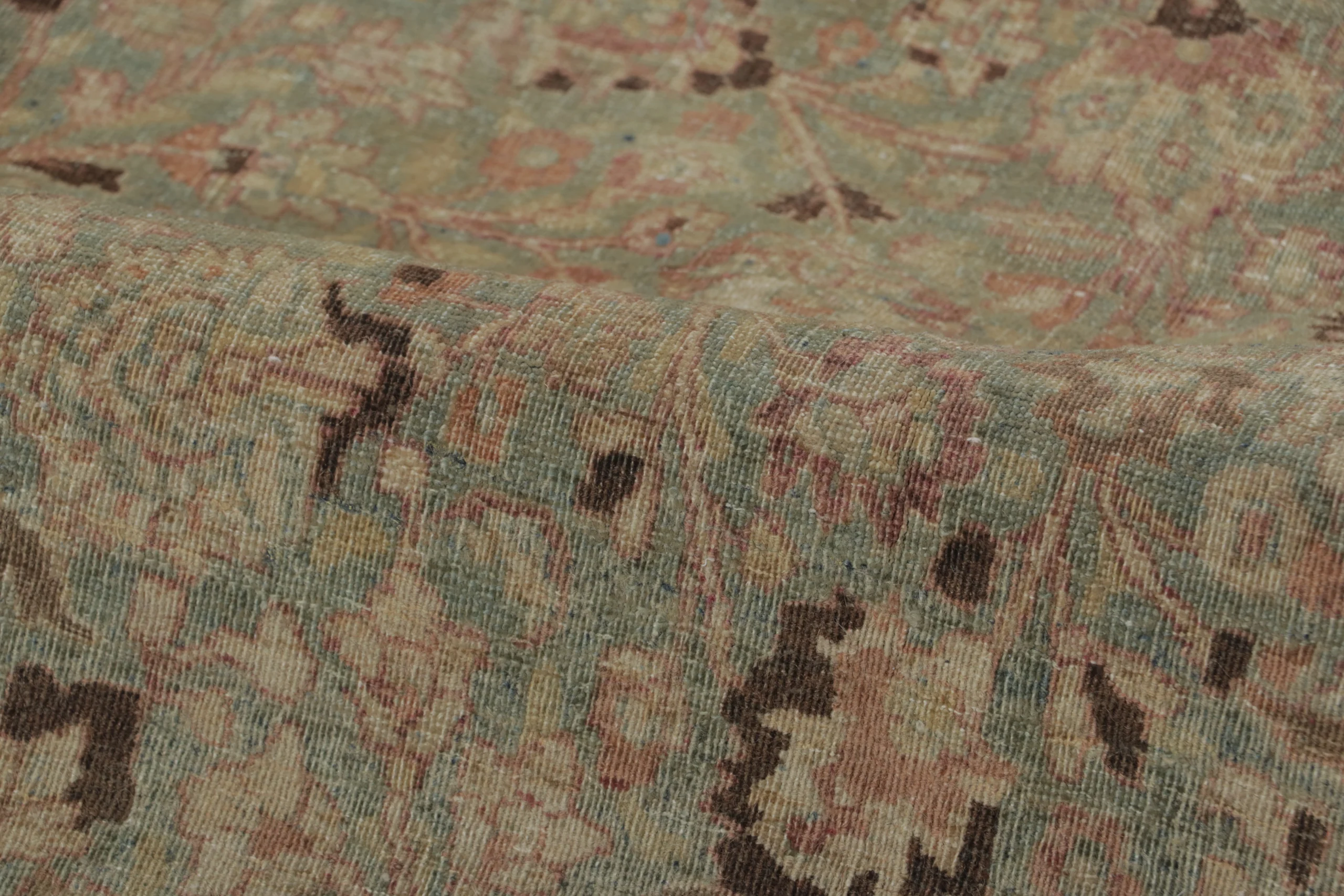 Oversized Antique Persian Mashad Rug