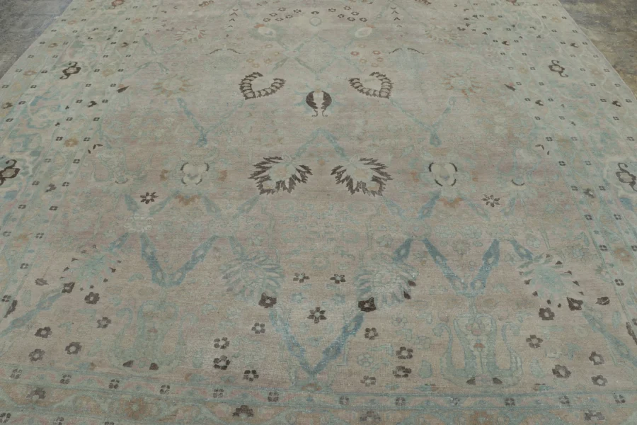 Antique Persian Mashad Rug