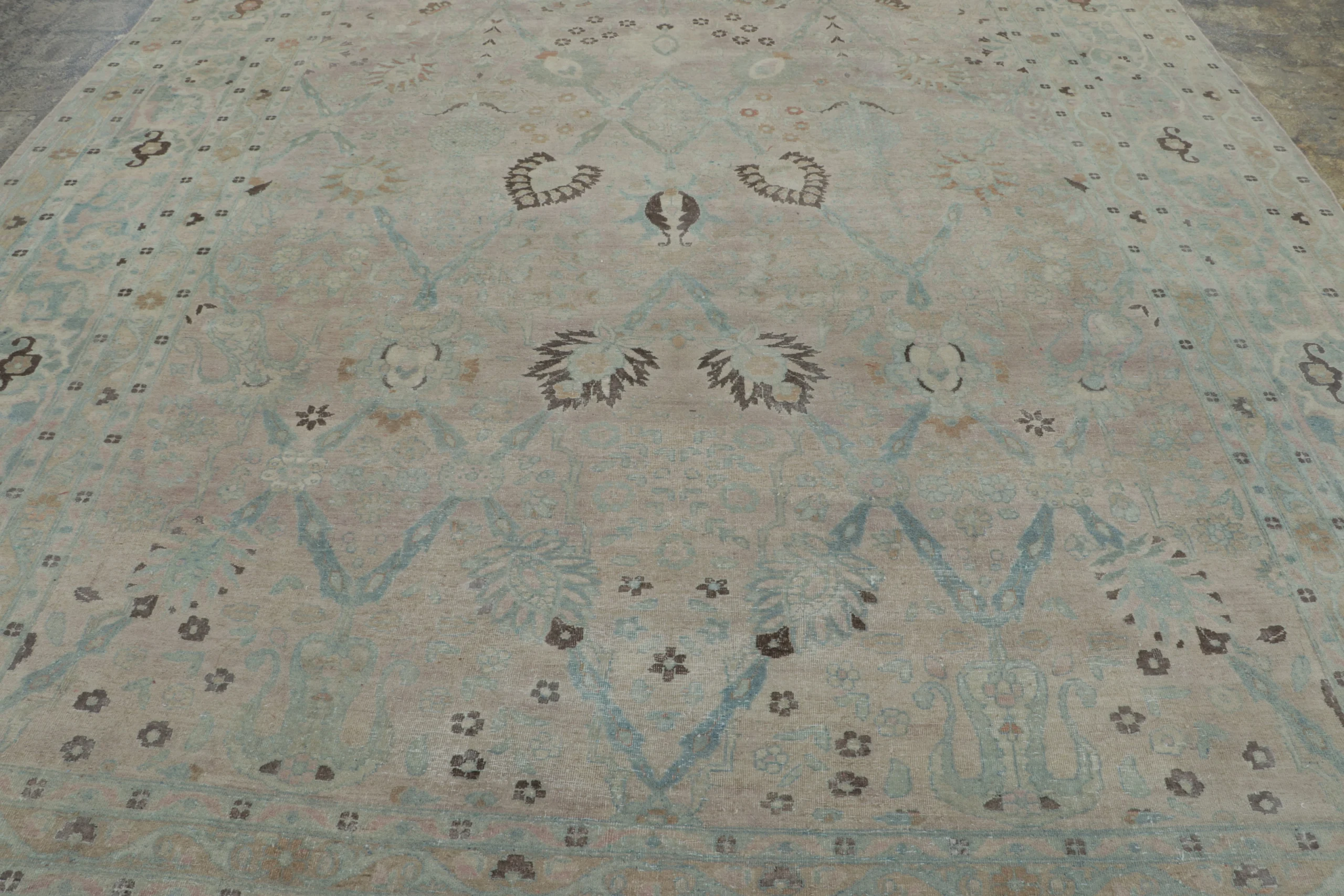 Antique Persian Mashad Rug