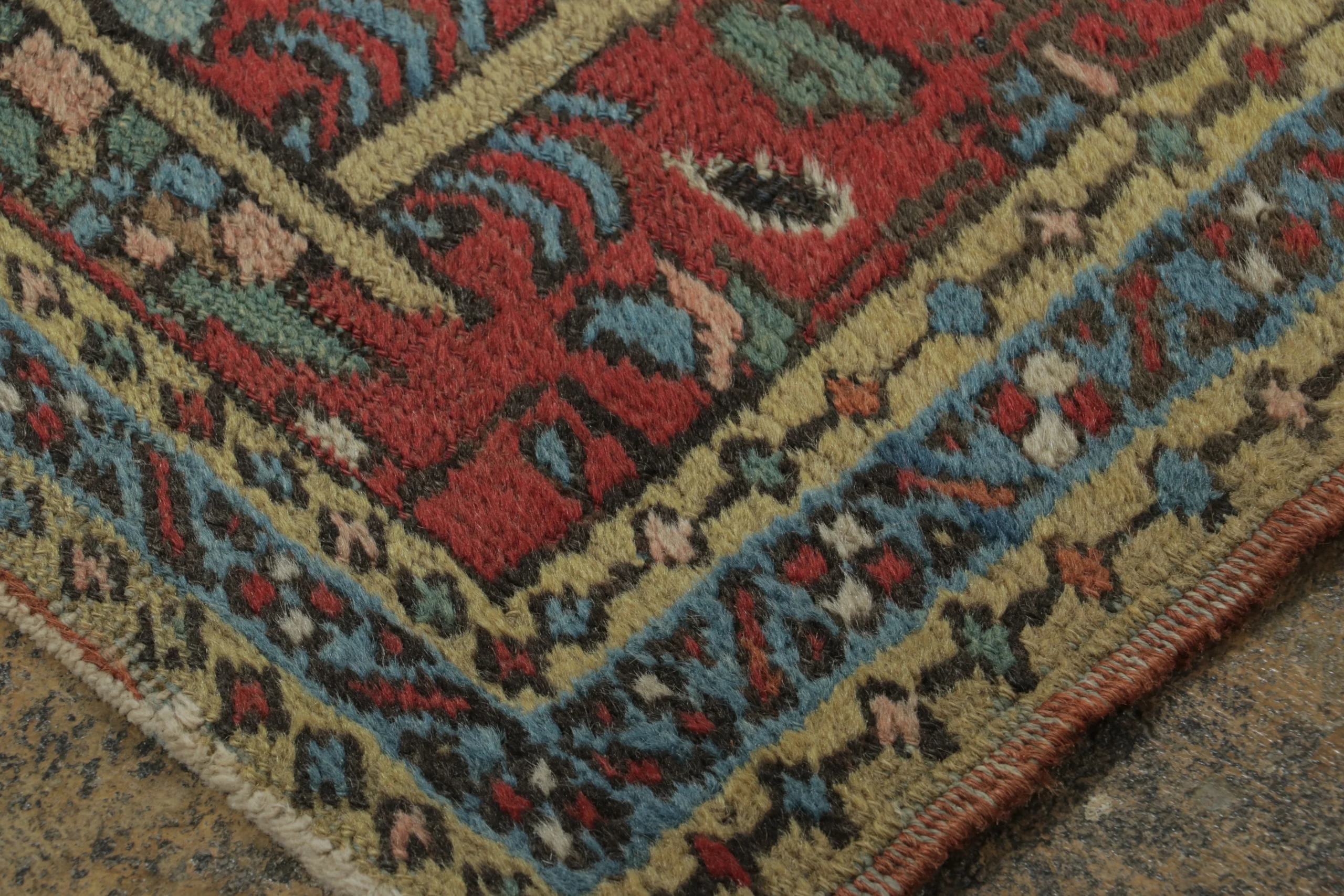 Antique Persian Heriz Runner