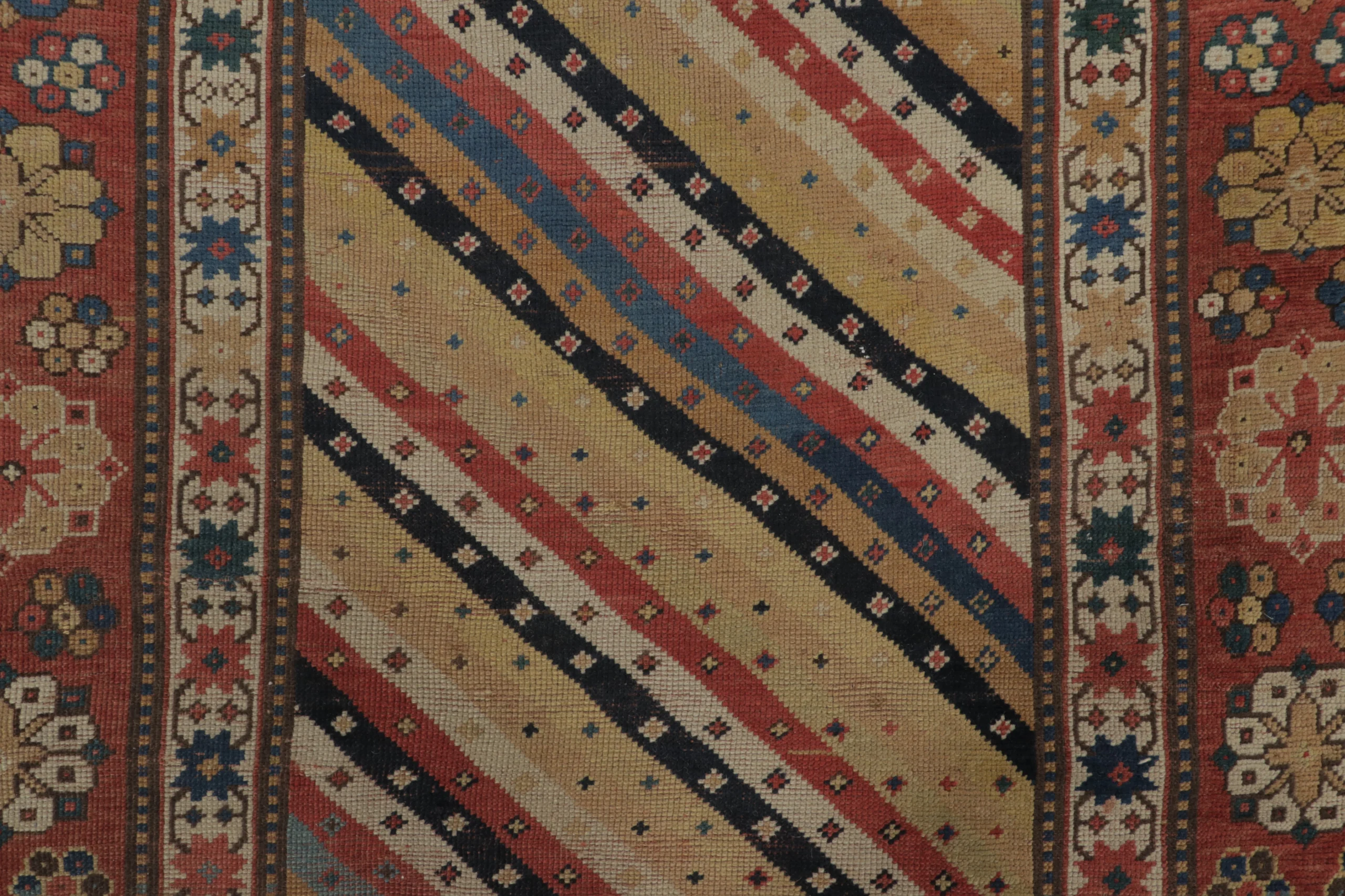 Antique Kuba Caucasus Square Rug
