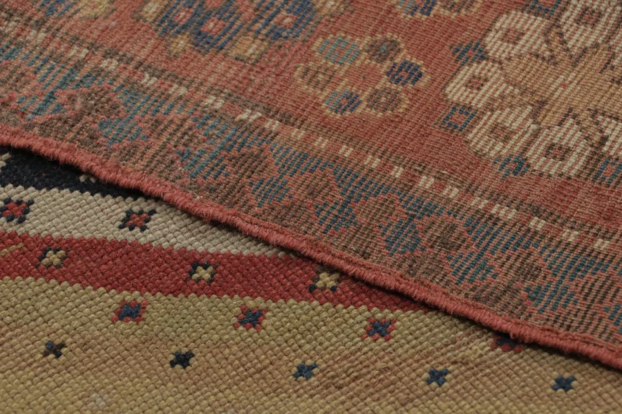 Antique Kuba Caucasus Square Rug