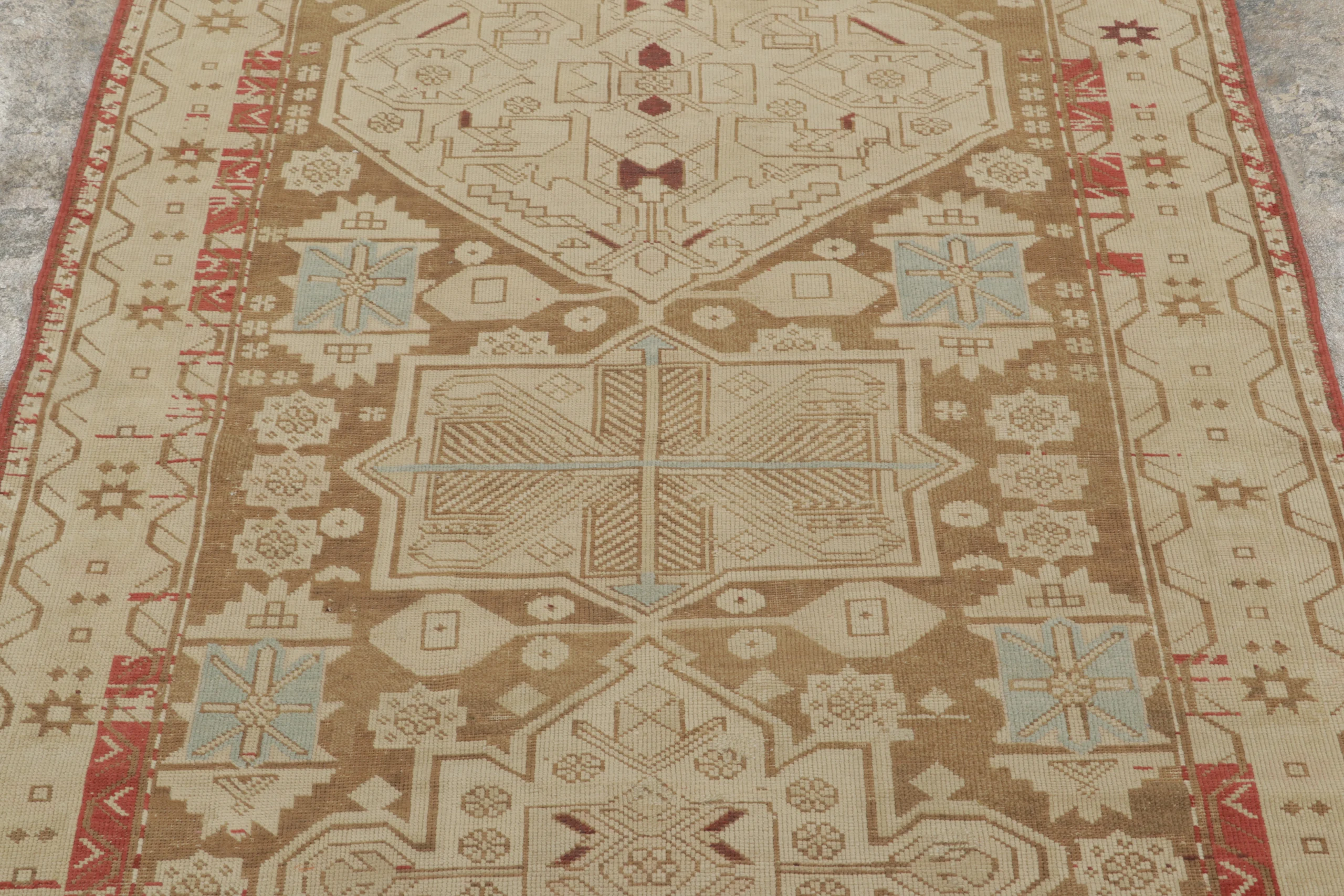 Antique Karabagh Geometric Runner