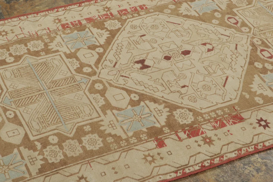 Antique Karabagh Geometric Runner