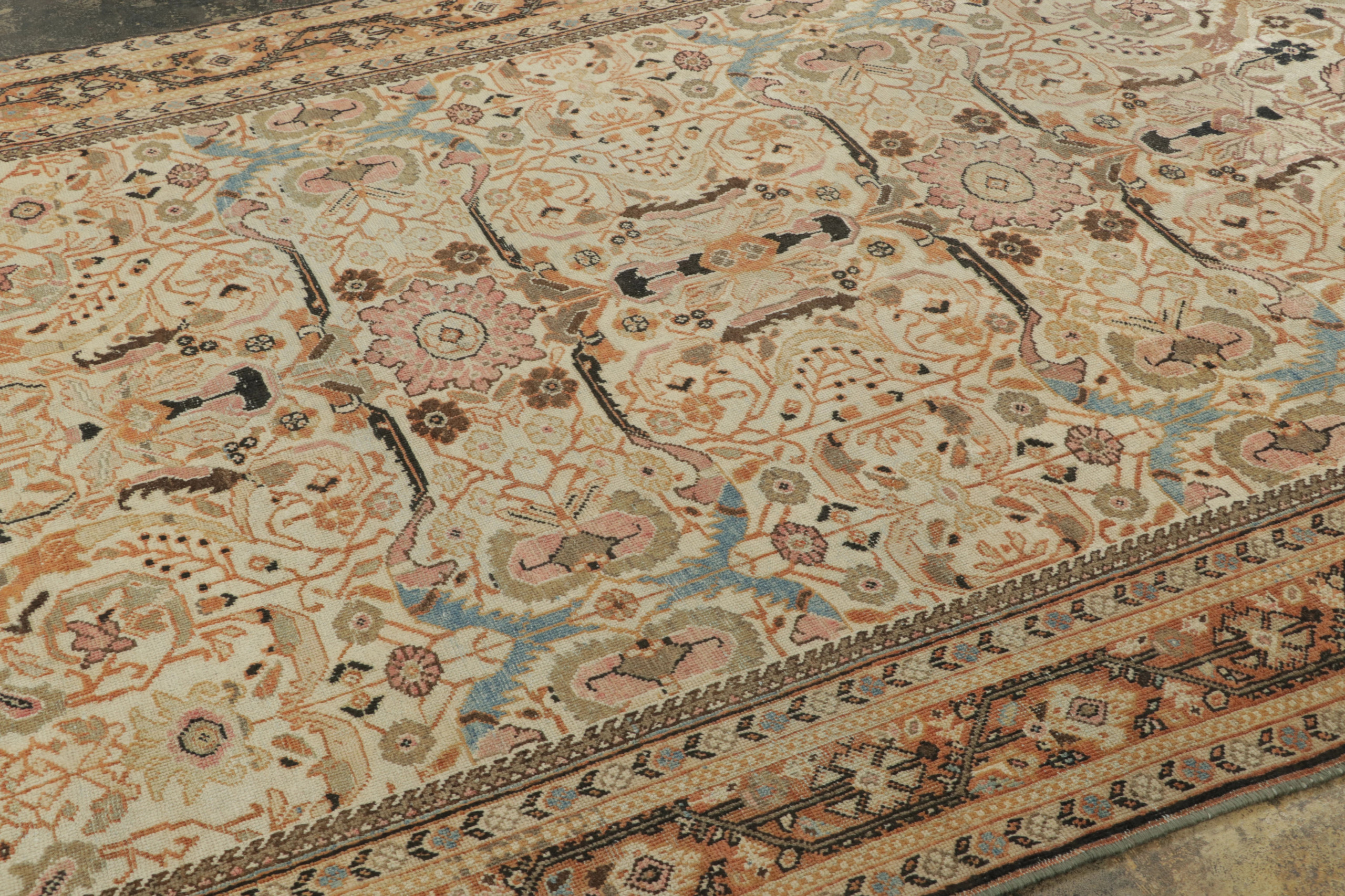 Antique Persian Mahal Rug