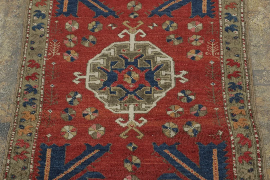 Antique Turkish Yastik Rug