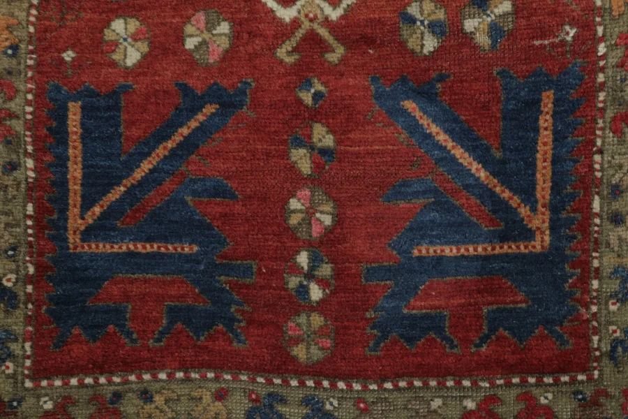 Antique Turkish Yastik Rug