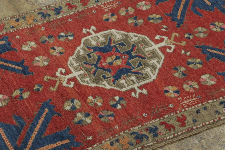 Antique Turkish Yastik Rug