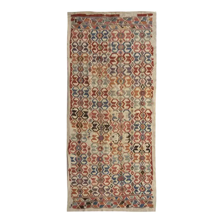 Antique Turkish Kilim Runner