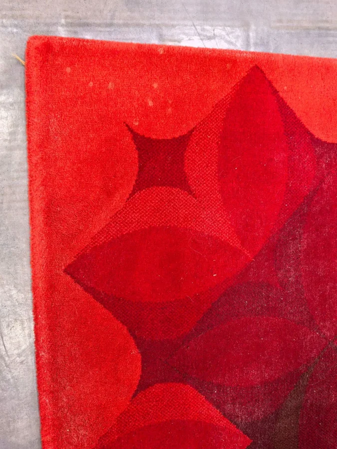 Vintage Danish Geometric Rug