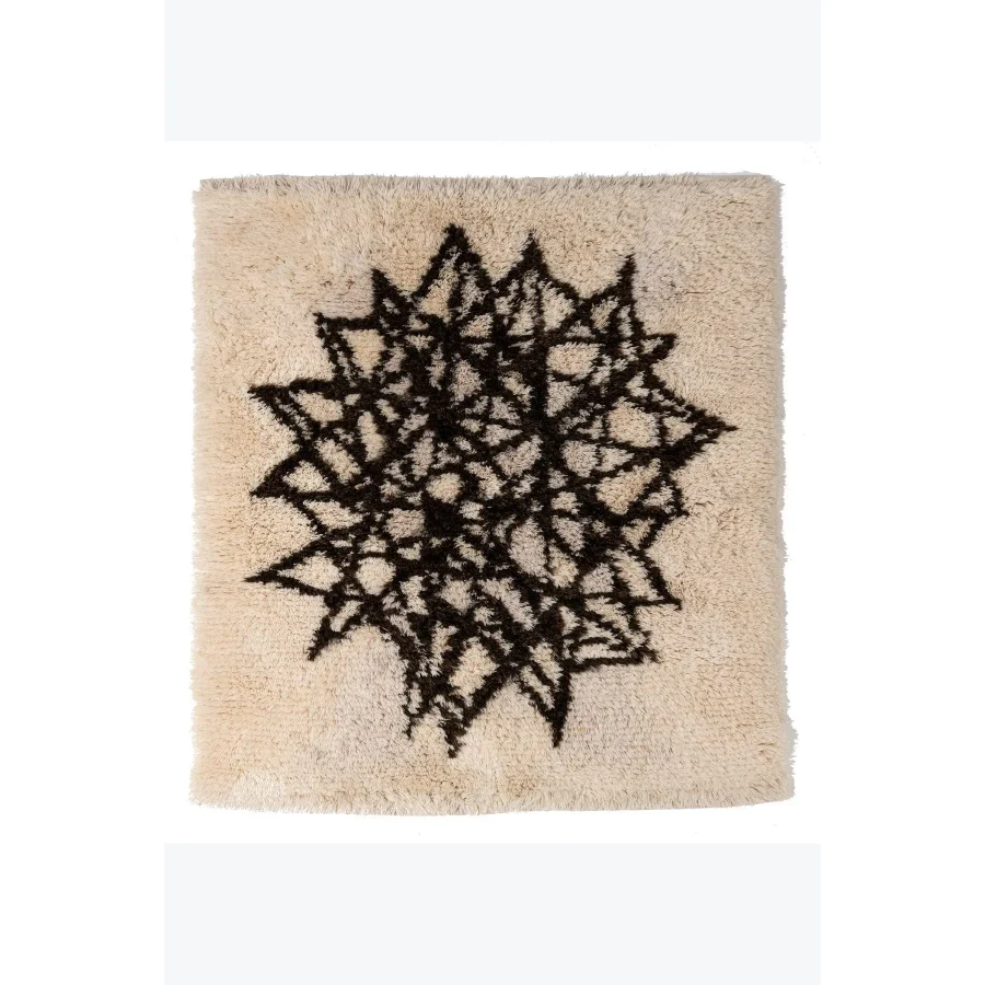 Vintage Finnish Rya Rug