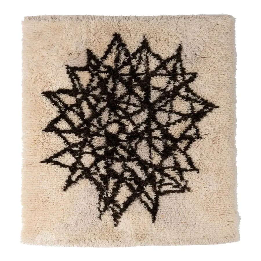 Vintage Finnish Rya Rug