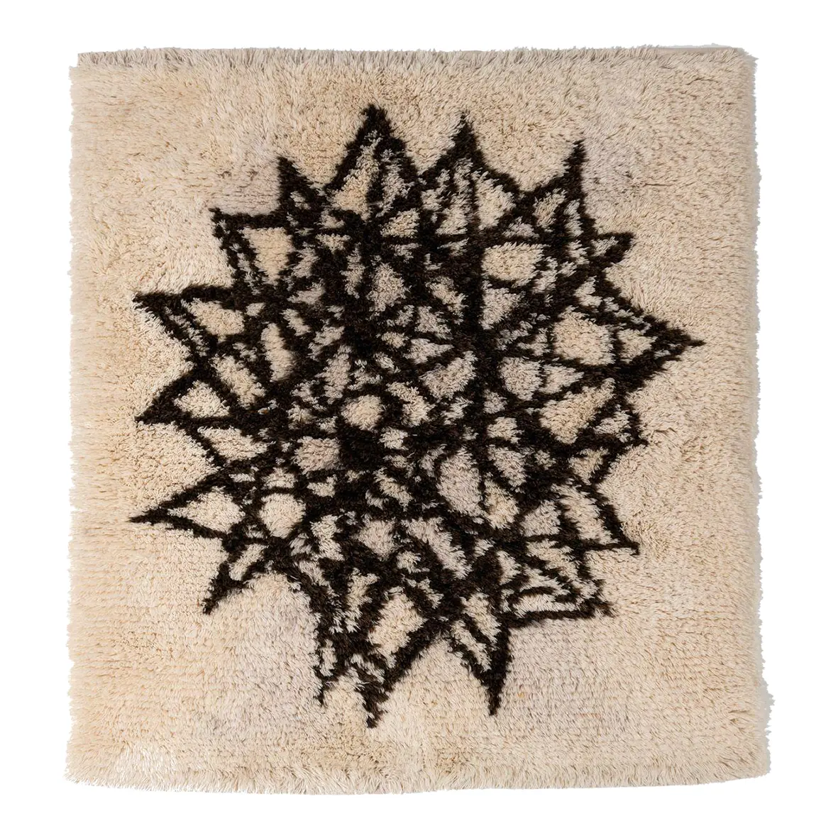 Vintage Finnish Rya Rug
