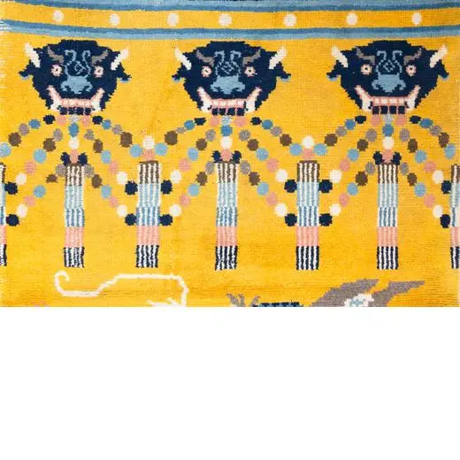 Vintage Chinese Pillar Runner