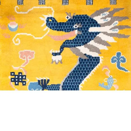 Vintage Chinese Pillar Runner