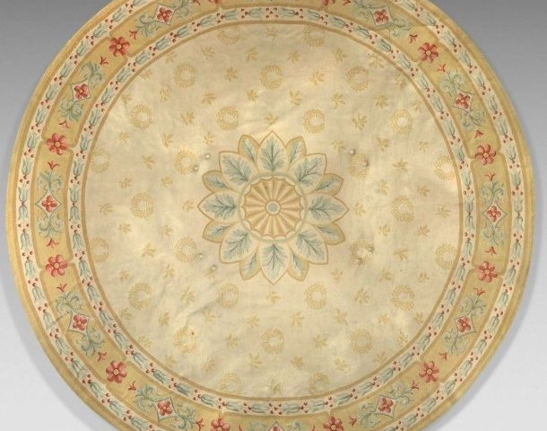 Oversized Antique Aubusson Rug