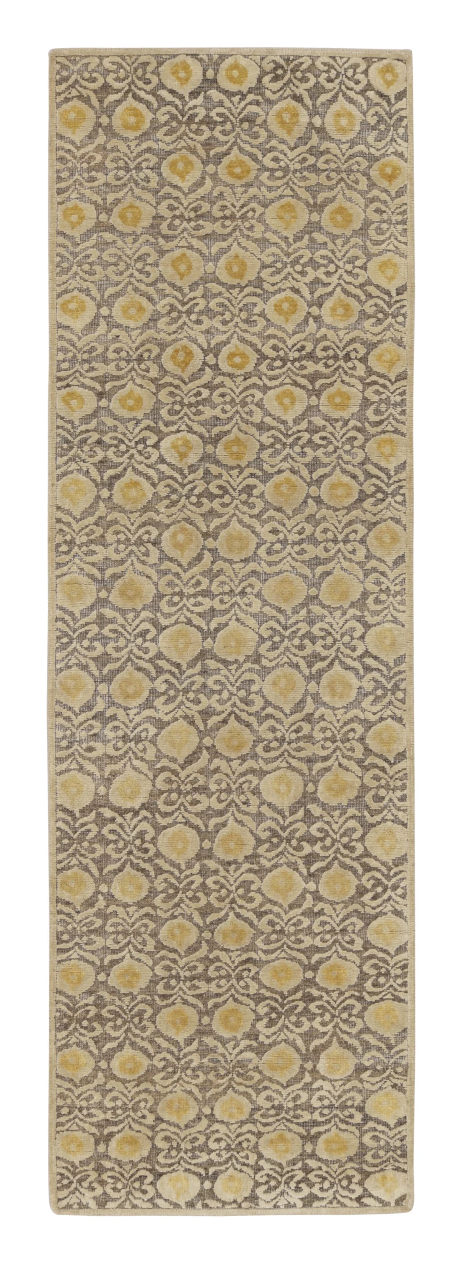 Block Print Geometric Runner