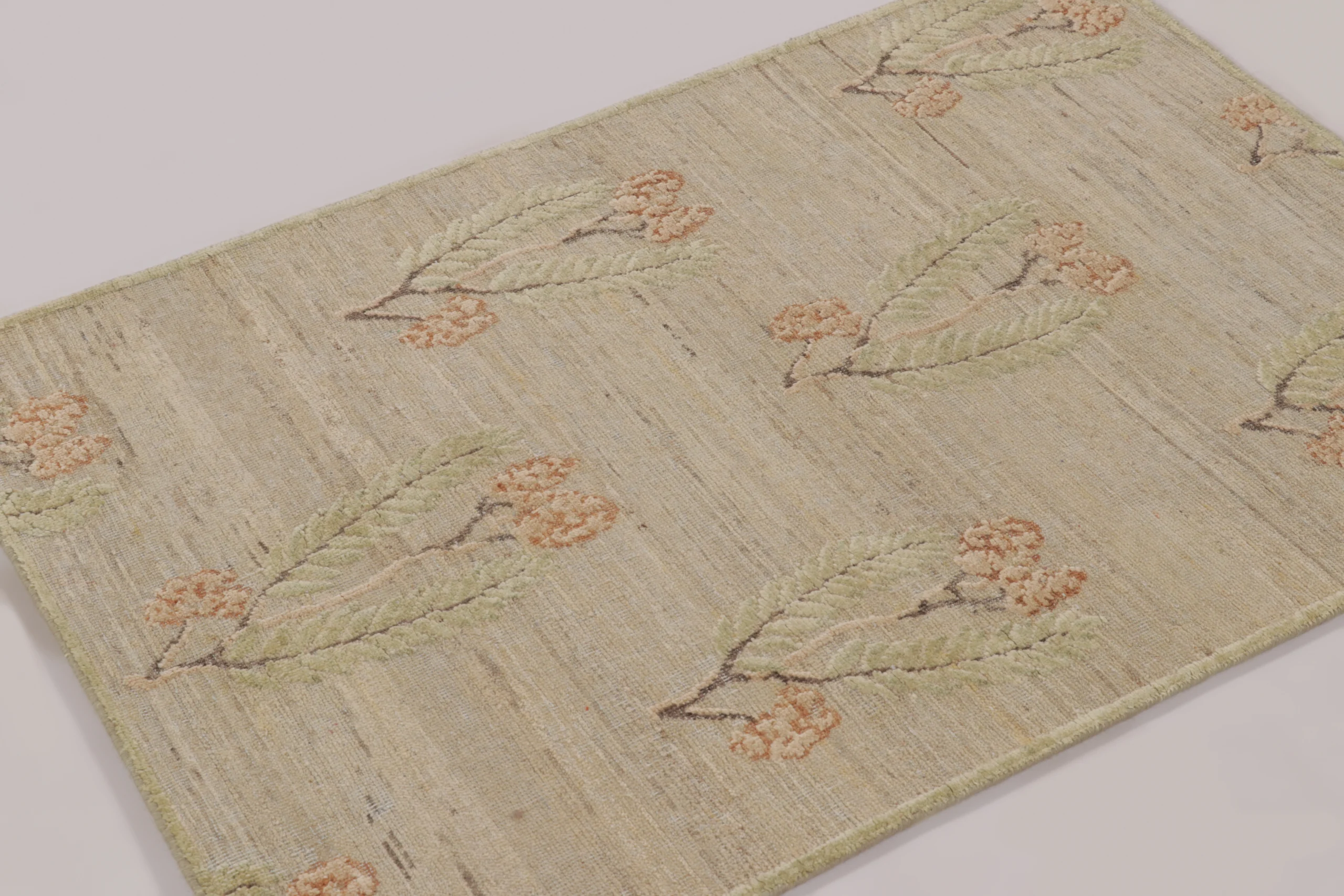 Block Print Floral Rug