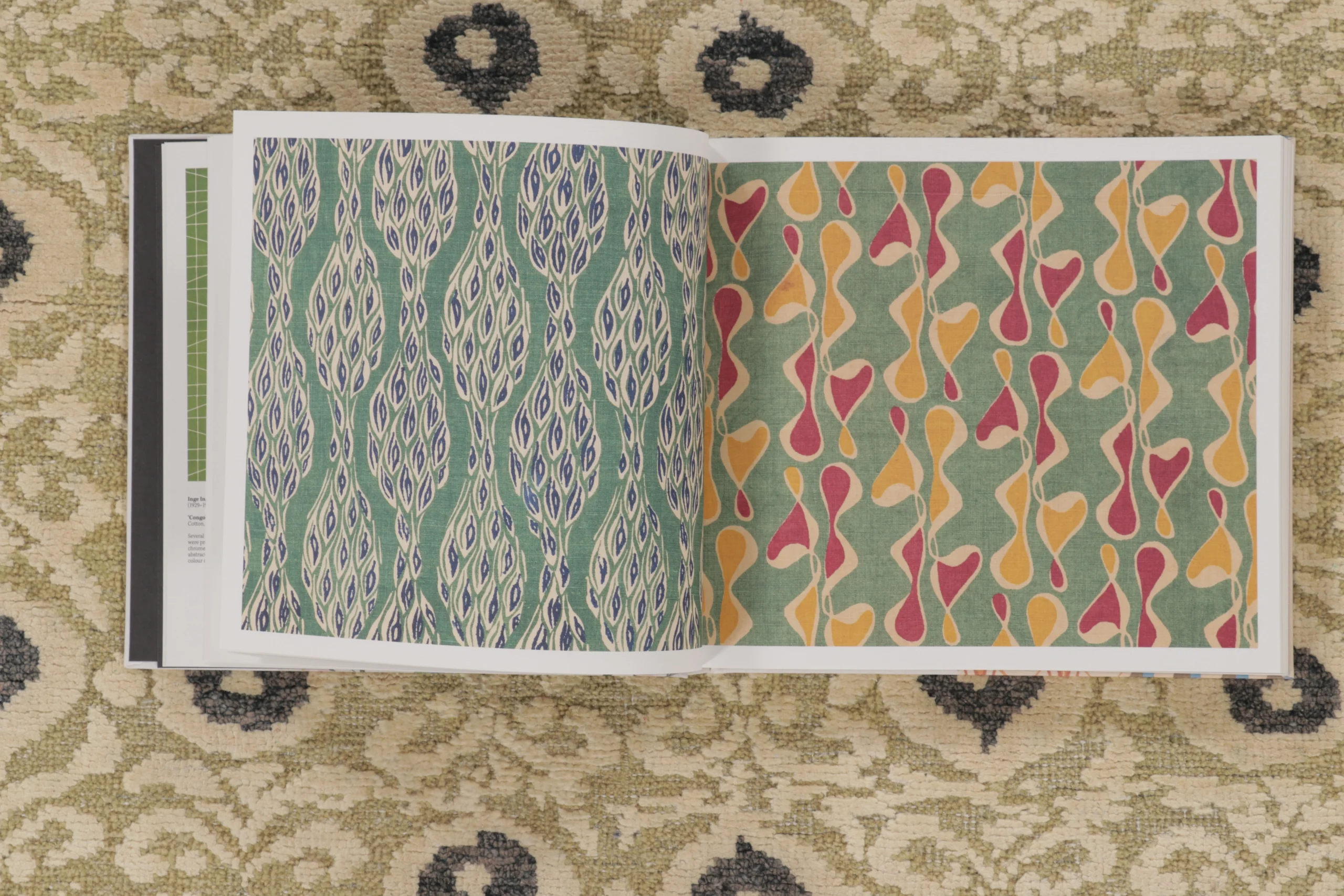 Block Print Floral Rug