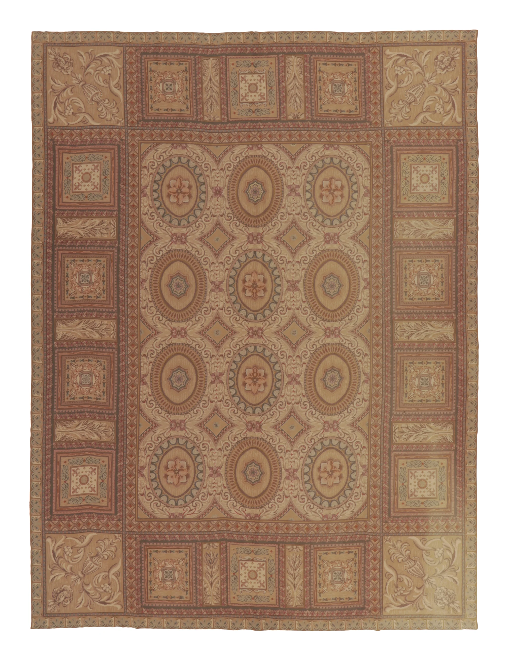 Vintage Aubusson Needlepoint Rug
