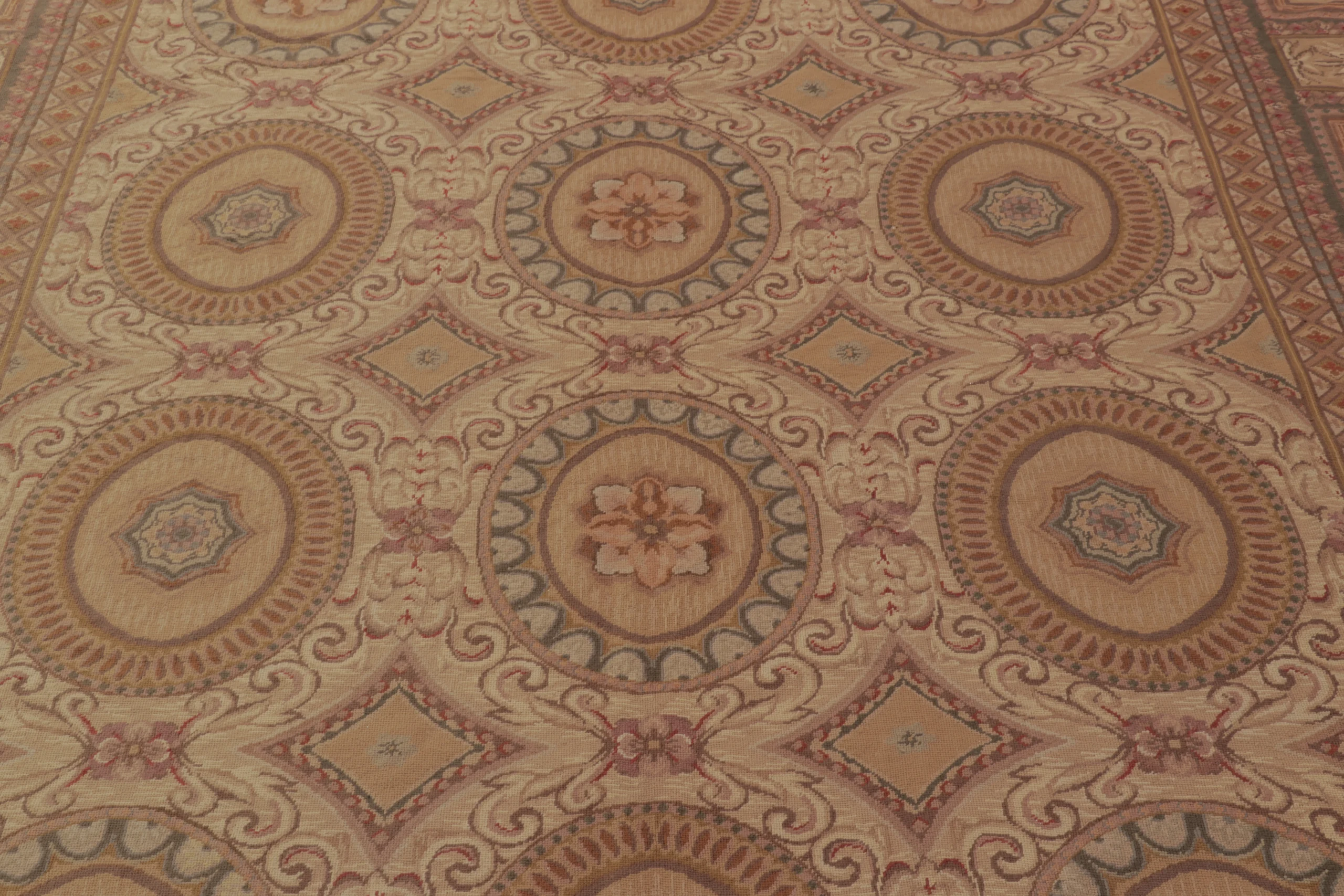 Vintage Aubusson Needlepoint Rug