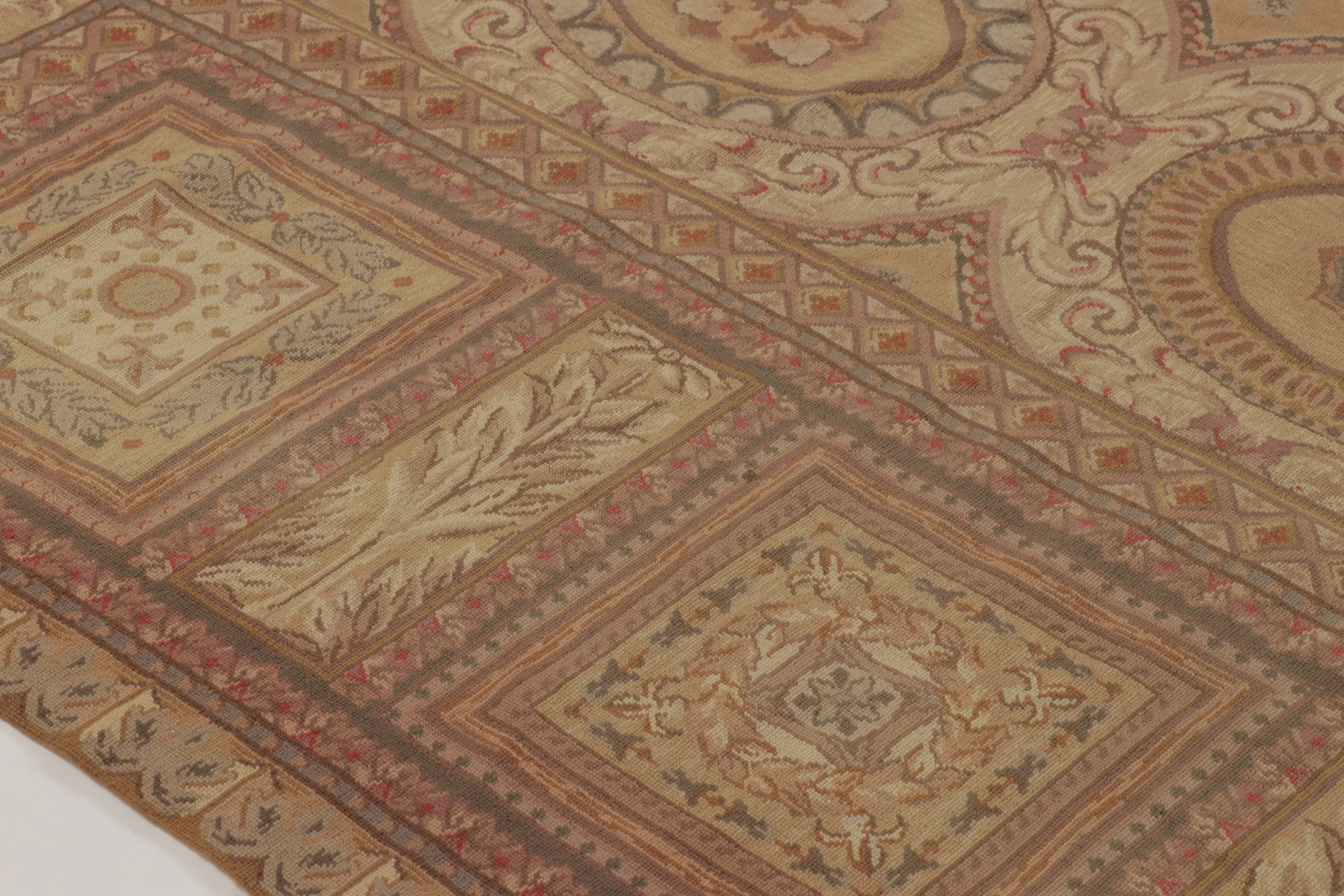Vintage Aubusson Needlepoint Rug