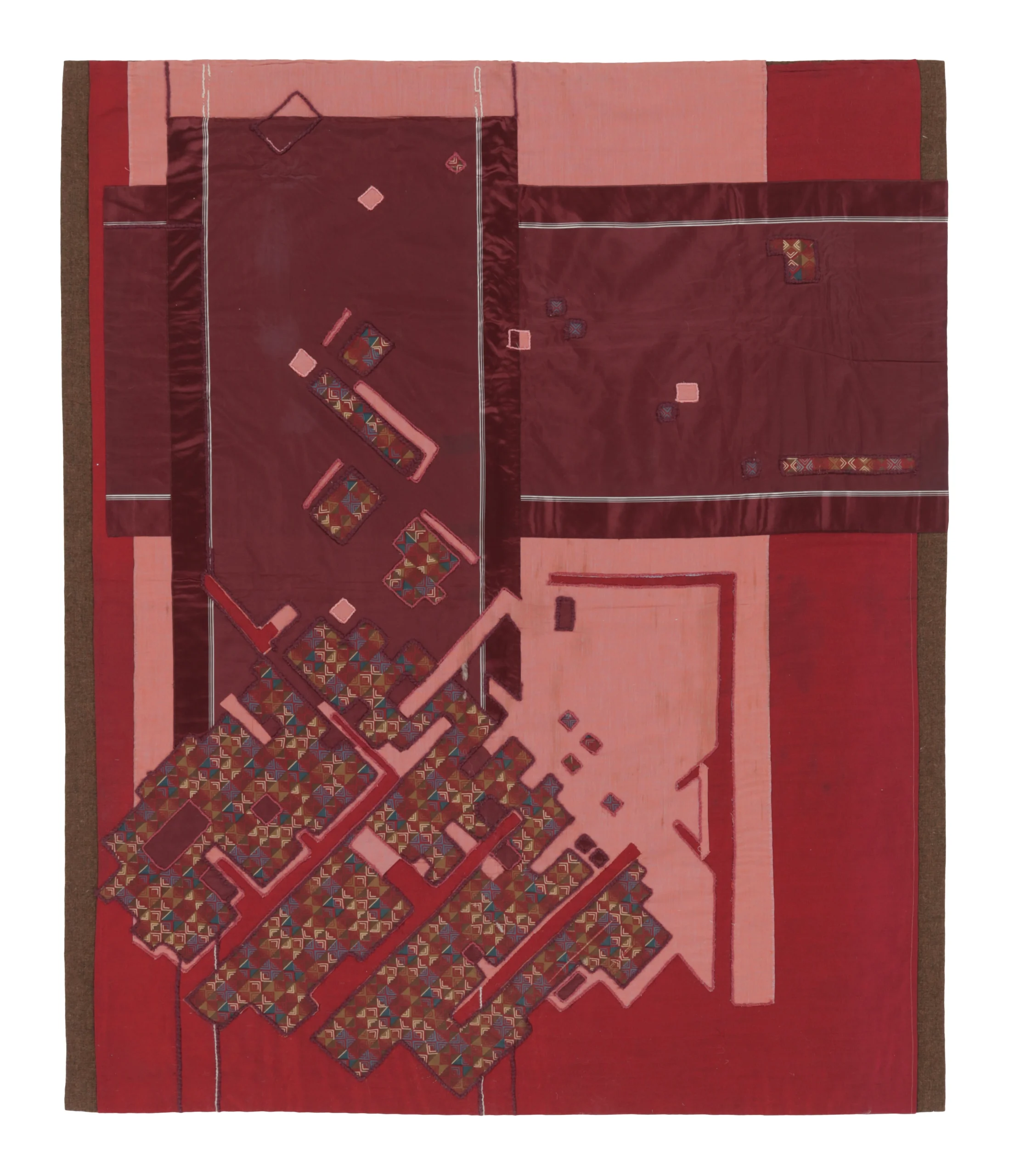 Contemporary Patchwork Tapestry