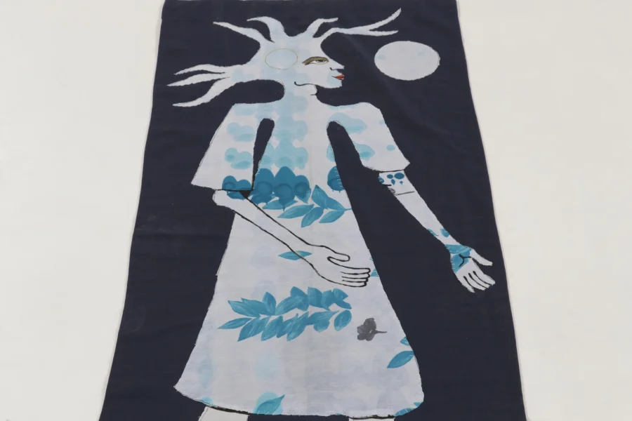 Contemporary African Runner Tapestry