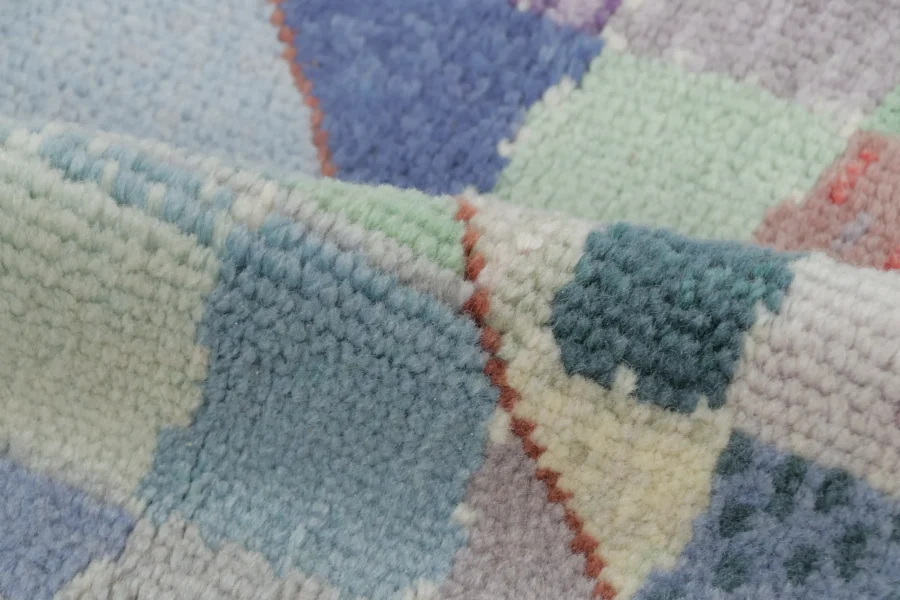Vintage Italian Geometric Rug