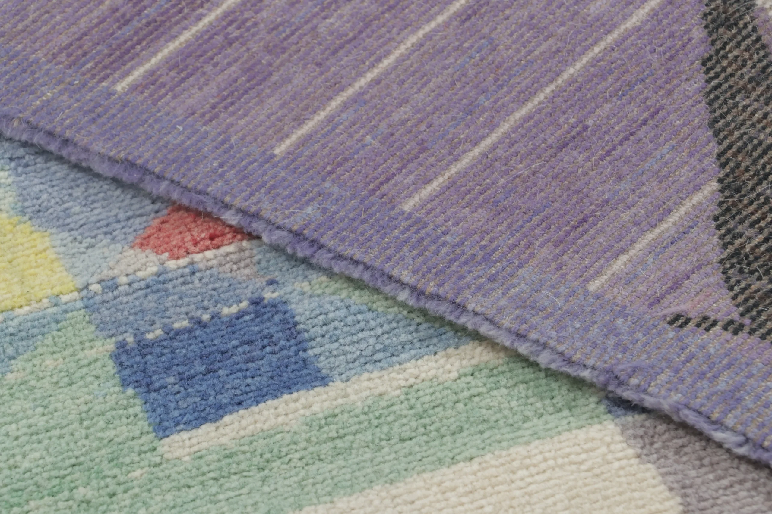 Vintage Italian Geometric Rug