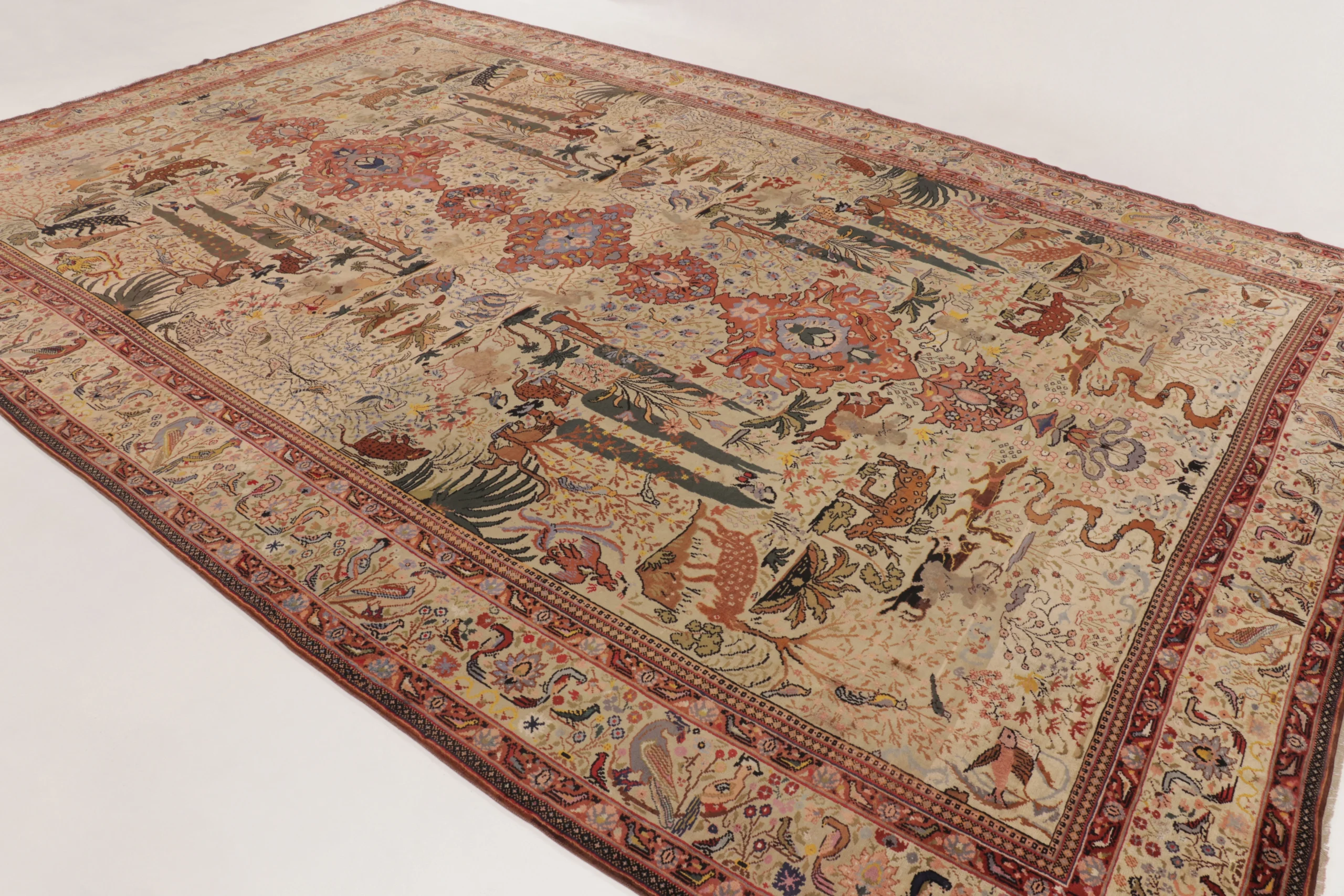 Oversized Antique European Rug
