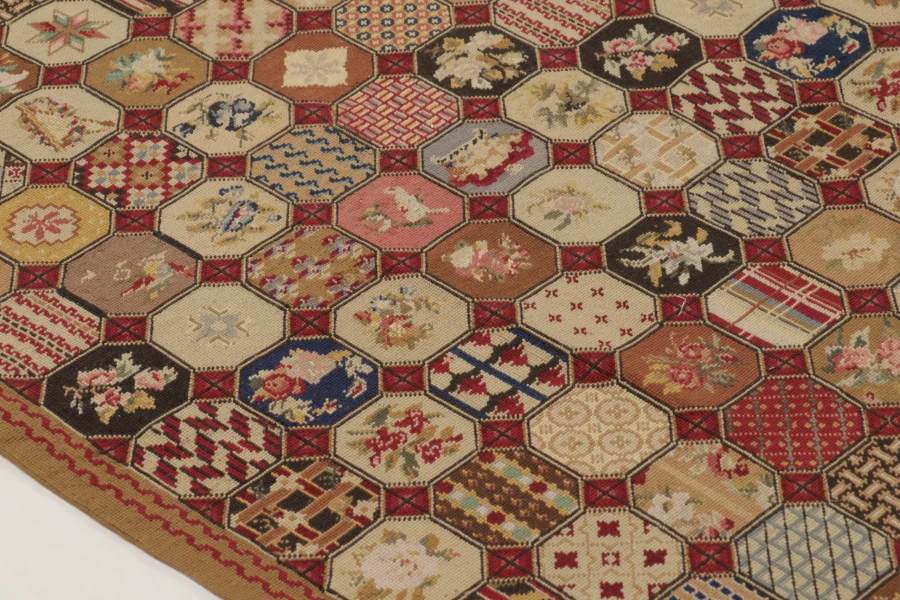 Oversized Vintage Turkish Kilim