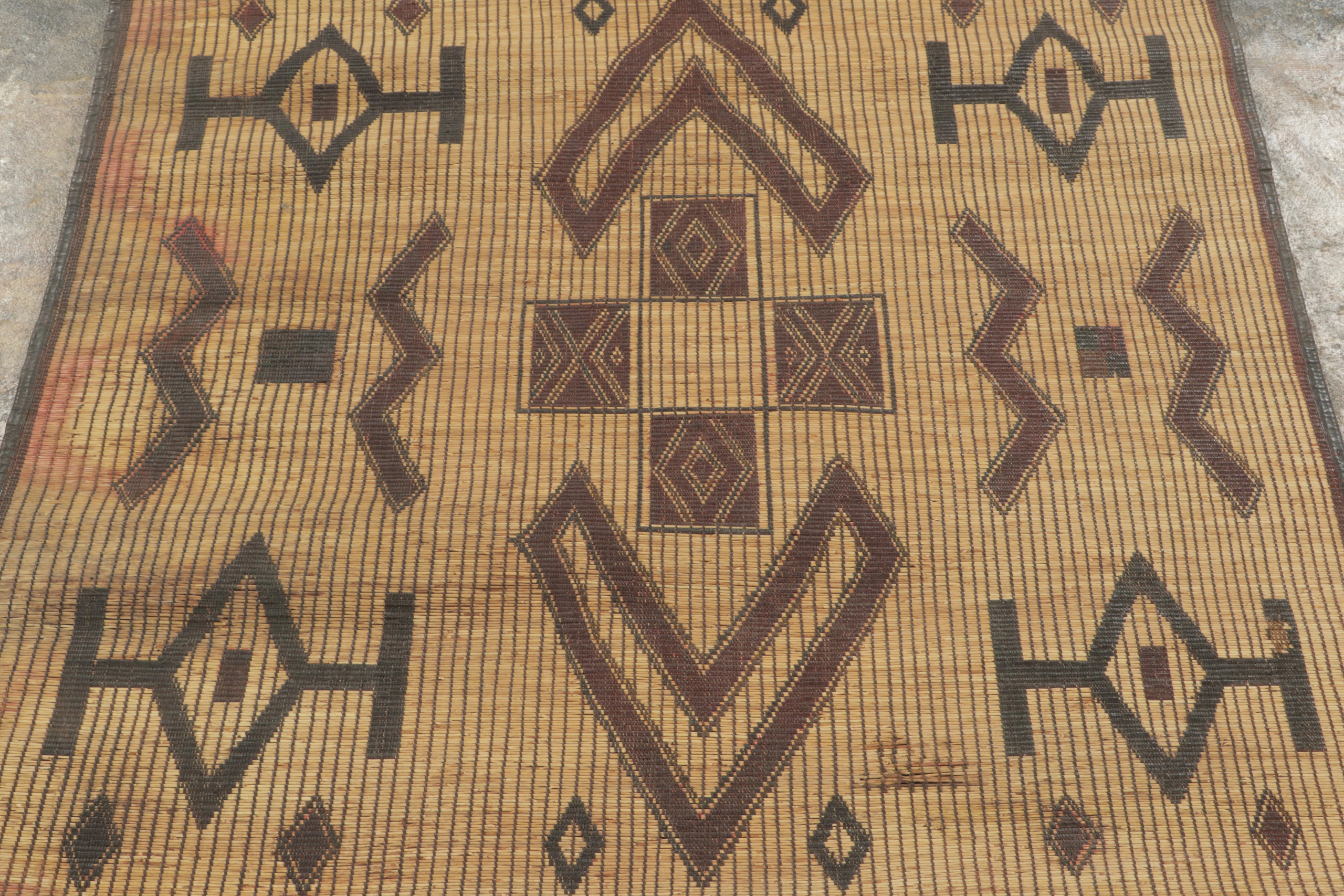 Vintage Moroccan Tuareg Square Rug