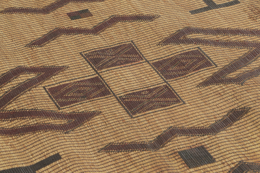 Vintage Moroccan Tuareg Square Rug