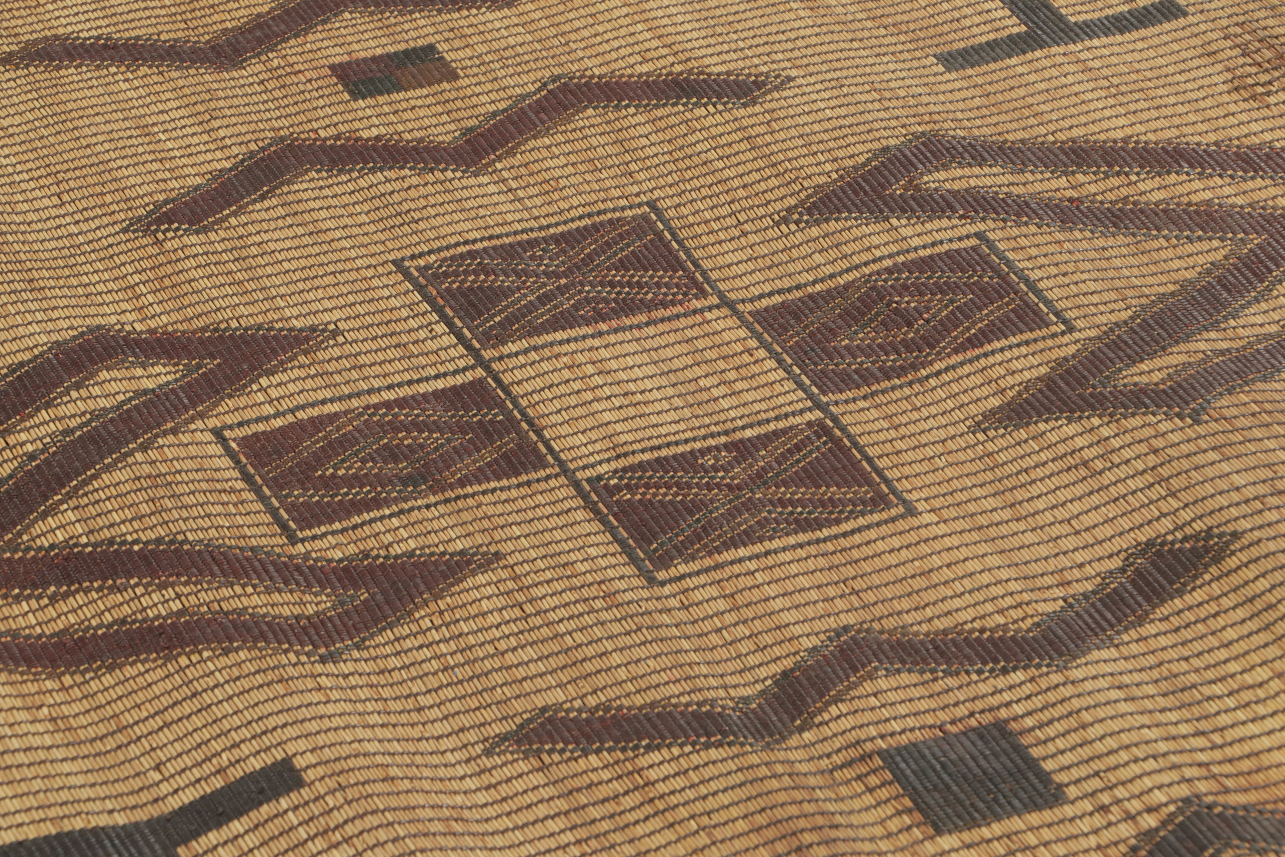 Vintage Moroccan Tuareg Square Rug