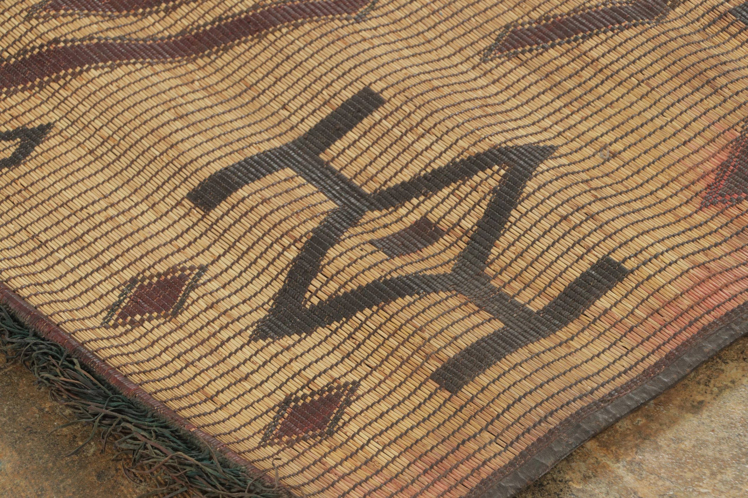 Vintage Moroccan Tuareg Square Rug