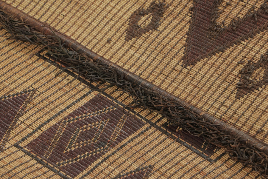 Vintage Moroccan Tuareg Square Rug