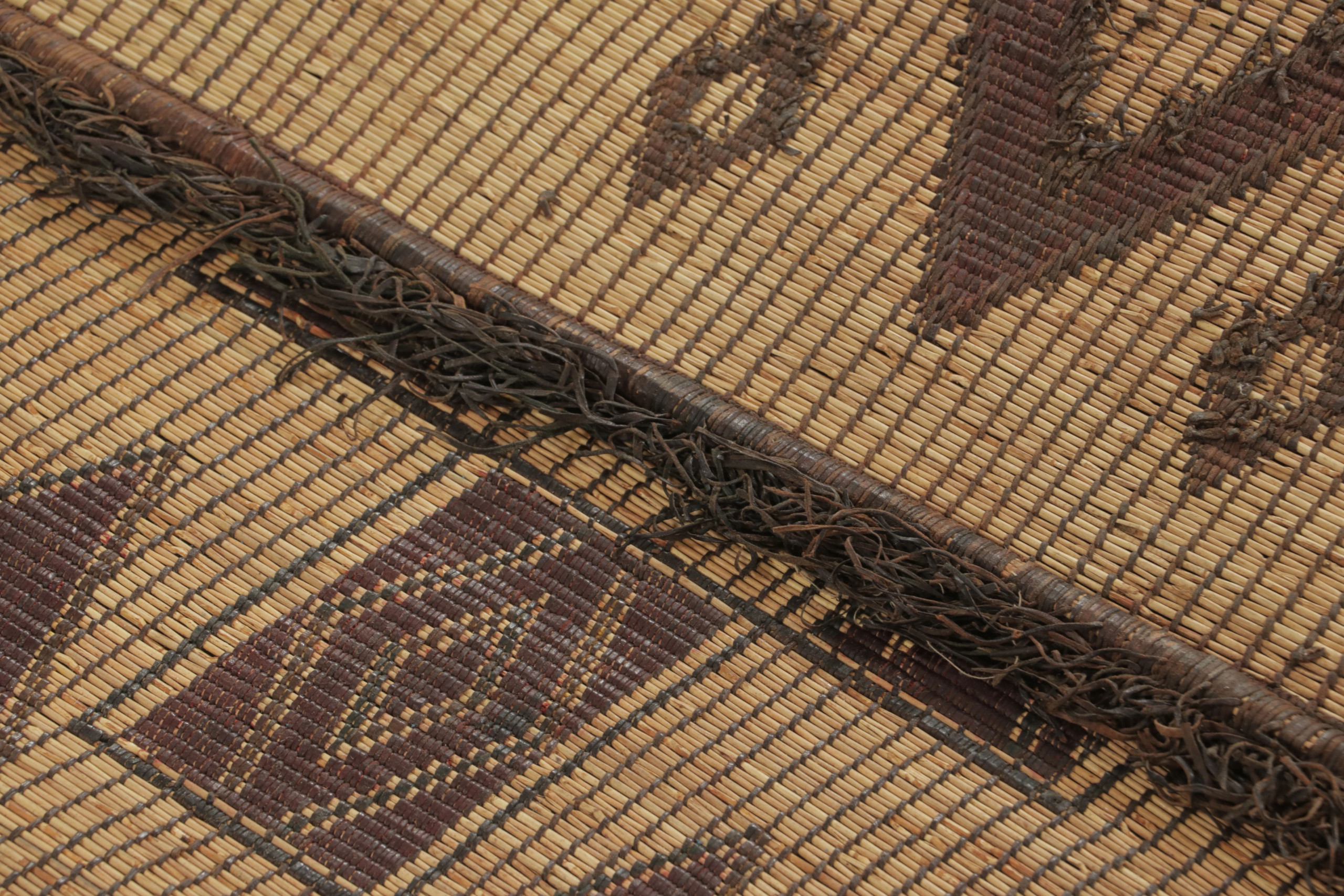 Vintage Moroccan Tuareg Square Rug
