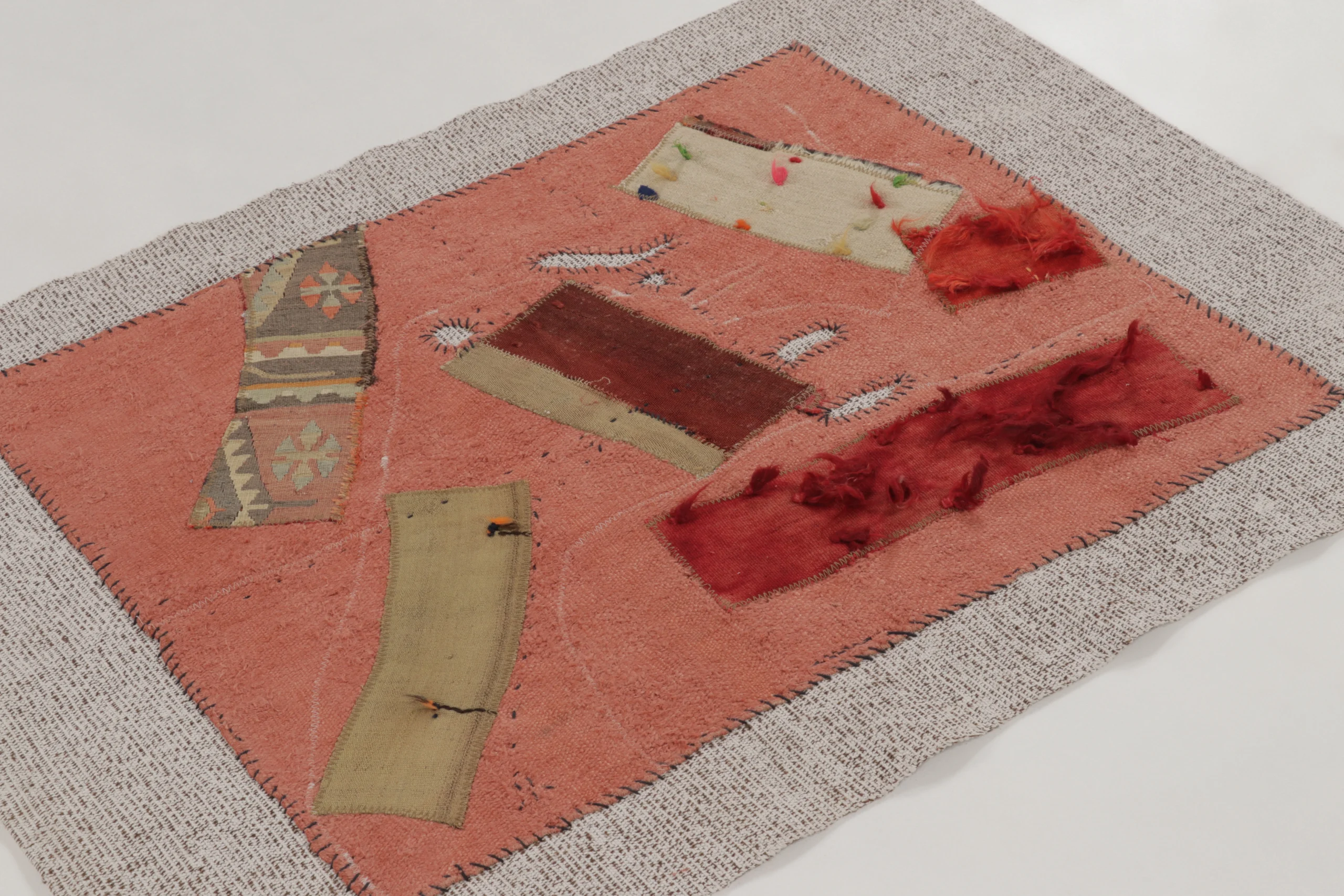 Vintage Turkish Patchwork Tapestry