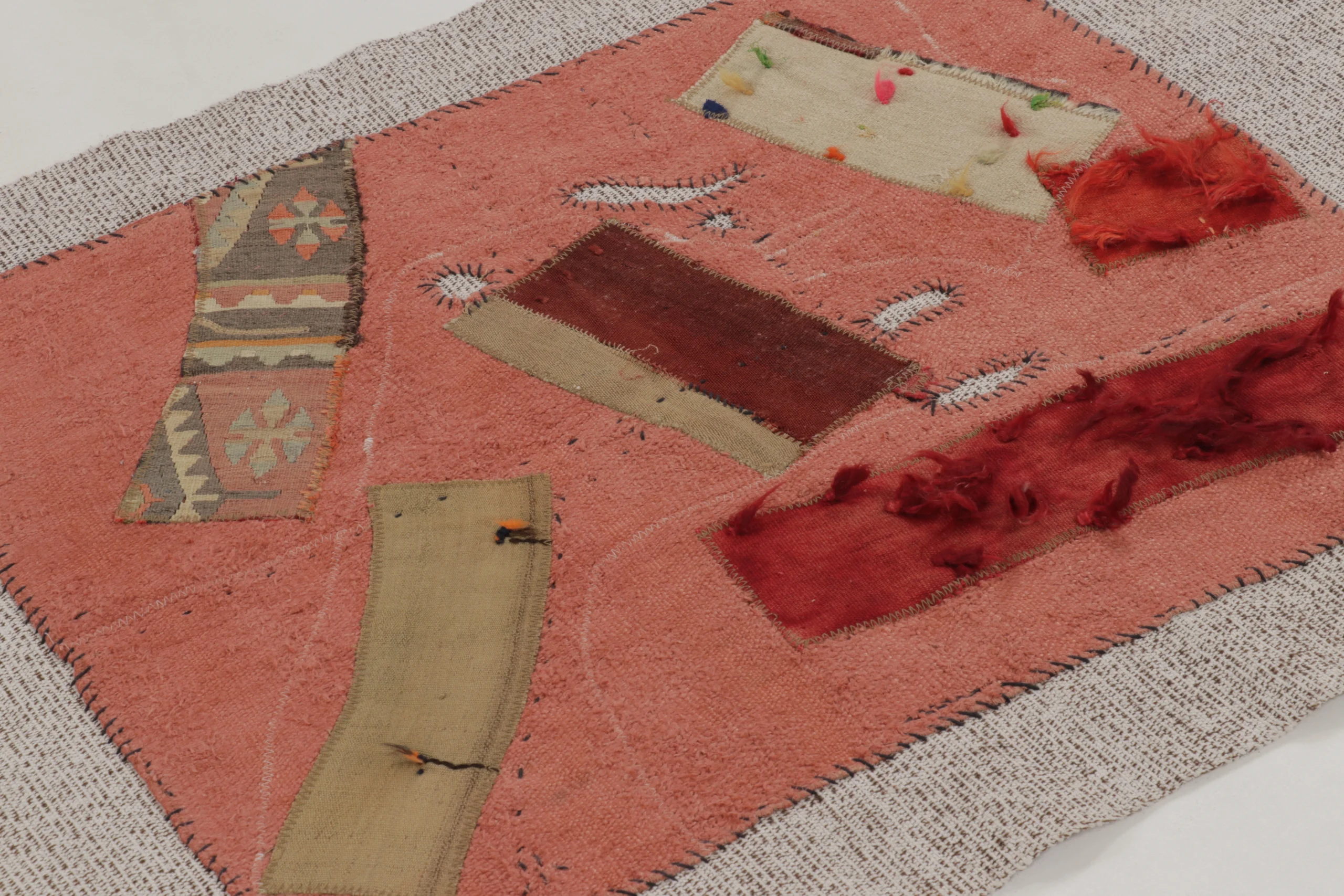 Vintage Turkish Patchwork Tapestry