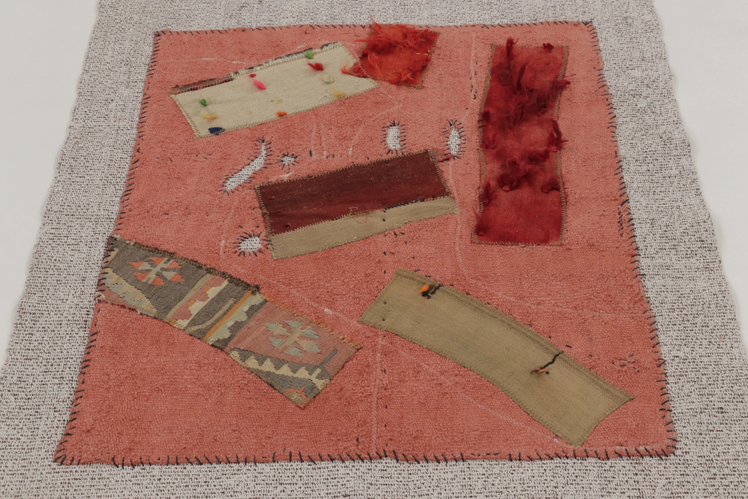 Vintage Turkish Patchwork Tapestry
