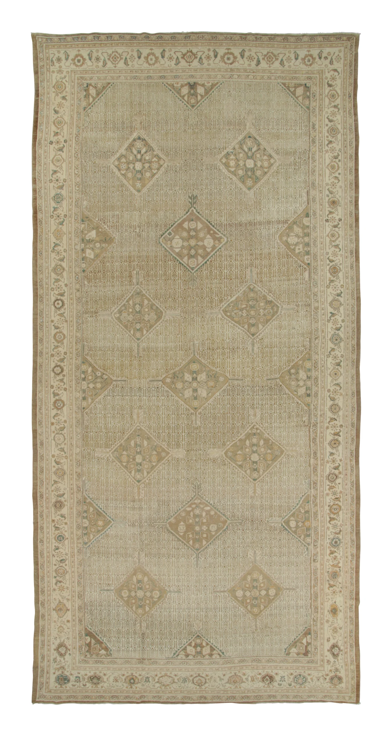 Oversized Antique Persian Sarab Runner