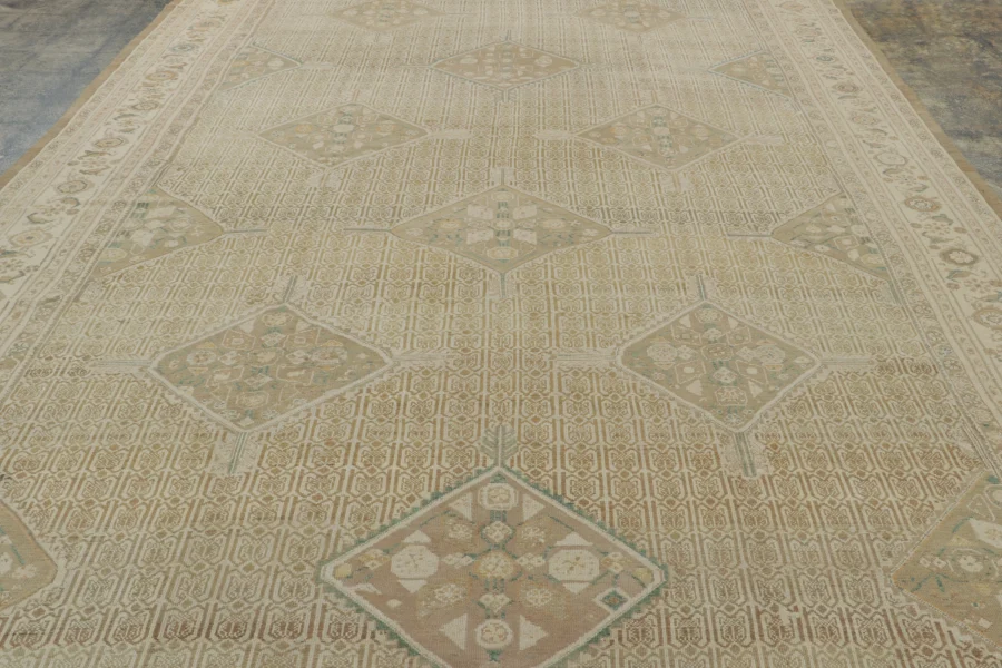 Oversized Antique Persian Sarab Runner