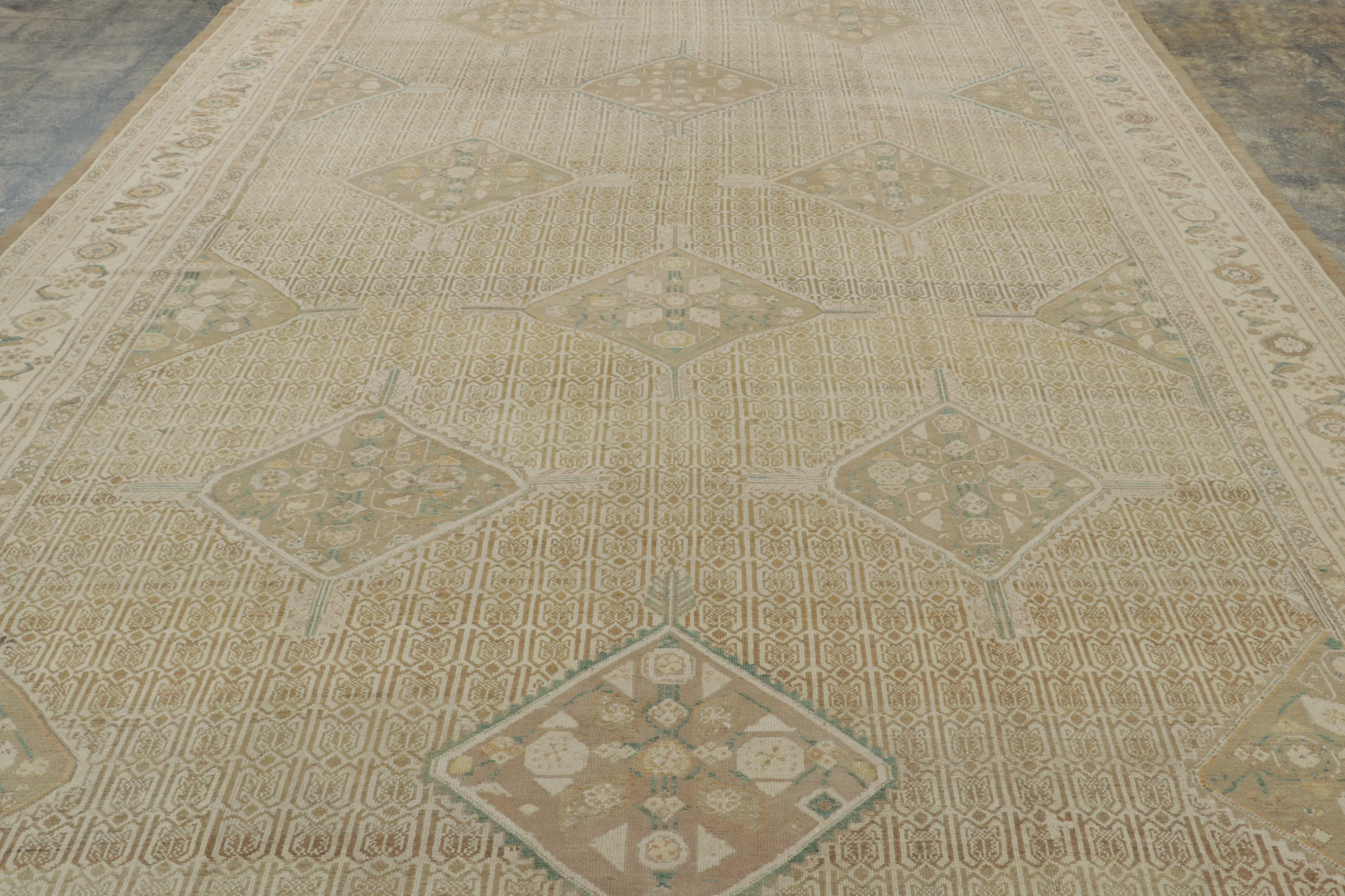 Oversized Antique Persian Sarab Runner