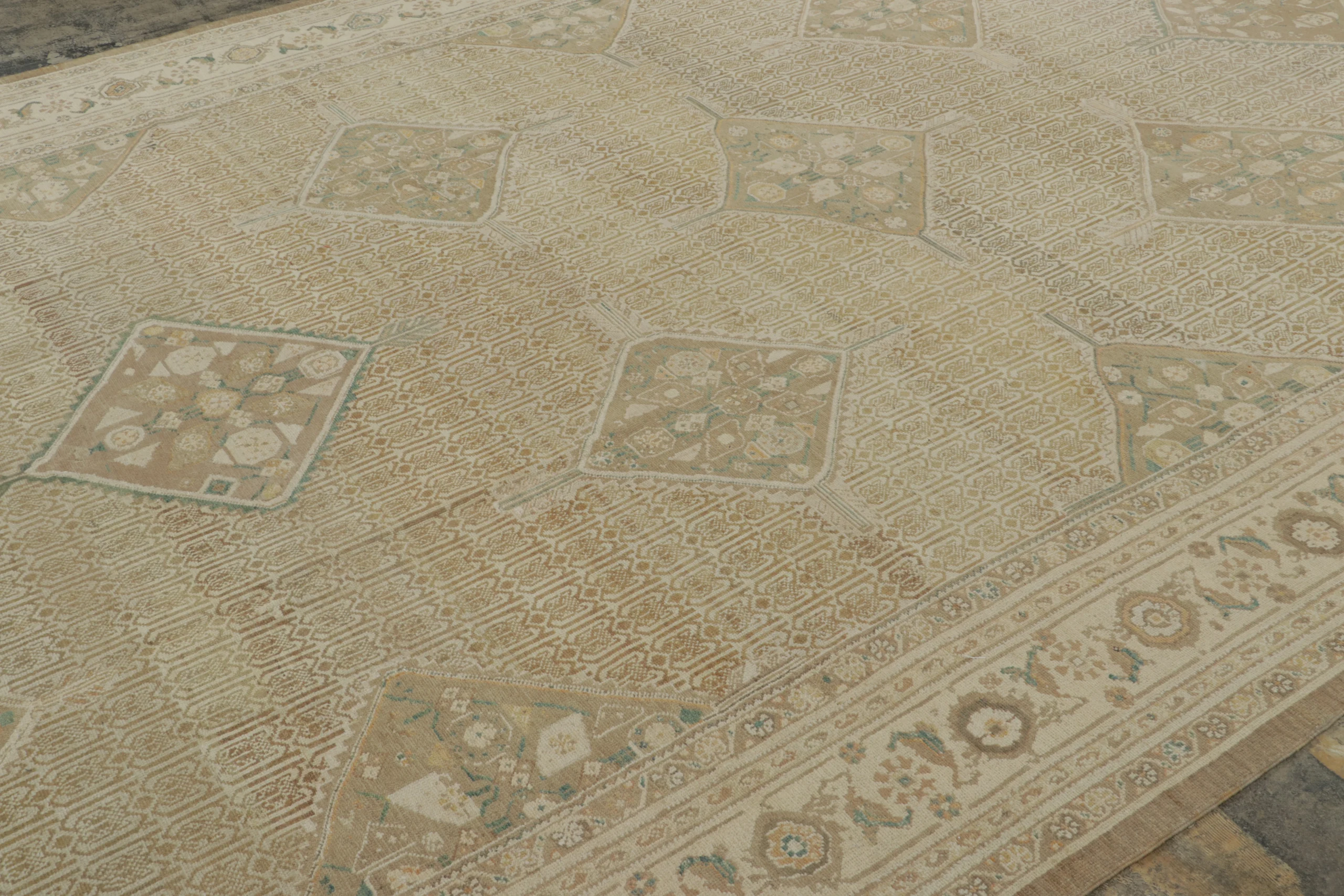 Oversized Antique Persian Sarab Runner